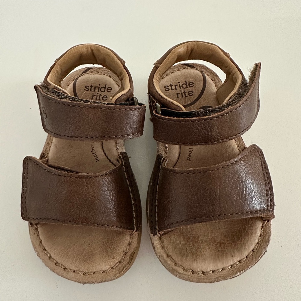 Stride Rite Brown Kids Sandals
